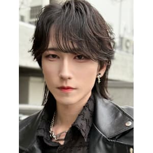 シースルーマッシュウルフ【メンズサロンZina天神】