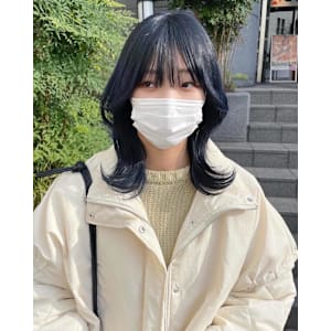 ハイレイヤーウルフ/ヨシンモリ/全頭ブリーチ