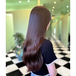 髪質改善/髪質改善トリートメント/ブラウンカラー／艶カラー