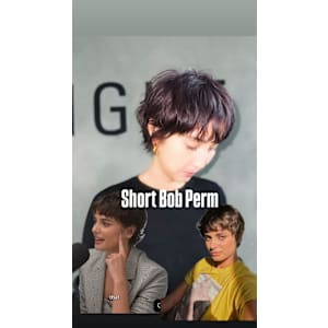 外国人風ショートパーマ／ニュアンスパーマ - marju銀座【マージュギンザ】掲載中