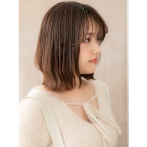 ココアブラウン切りっぱなしボブディクラゲヘアー20代30代 - COVER HAIR bliss【カバーヘア ブリス】北浦和/北浦和西口店【カバー ヘア ブリス キタウラワ キタウラワニシグチテン】掲載中