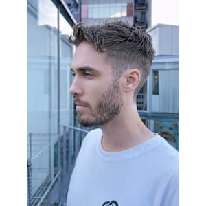 外国人風　　パーマ　ショートヘア