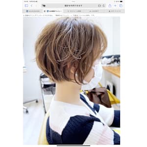 【morio成増 セリザワ】ゆるふわショートボブ ハイライト - モリオ・フロム・ロンドン成増店【モリオフロムロンドンナリマステン】掲載中