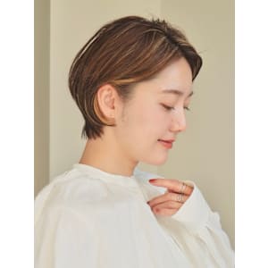 ショート・ボブ/丸顔/前髪あり/絶壁解消/40代/50代/ - INCEPTION  GINZA 銀座【インセプション】掲載中
