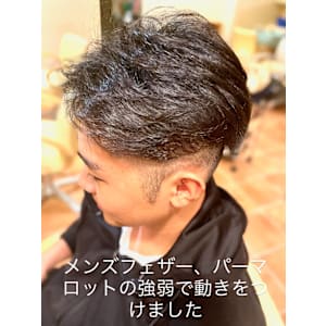 メンズフェーザーパーマ