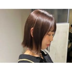 "土橋"冬のボブにおすすめ切りっぱなし外はねボブ◎