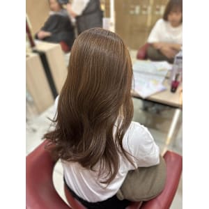 透明感カラー/ブリーチなしWカラー/髪質改善/伊勢原 - FACE。伊勢原【フェイス イセハラ】掲載中