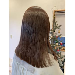 髪質改善カラー/ブラウンカラー/艶ヘア