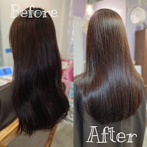 髪質改善ストレート