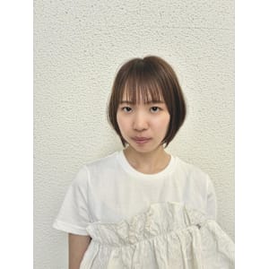 ひし形ショートヘア