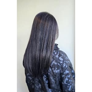 ネイビーグレーカラー - 半個室型美容室 Sourire 和白店【ハンコシツガタビヨウシツスーリールワジロテン】掲載中