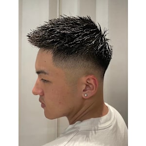 ジェット風フェード - ヒロ銀座バーバーショップ難波店【ヒロギンザバーバーショップナンバテン】掲載中