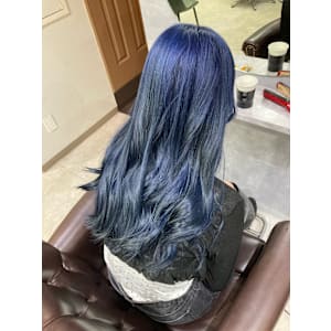 ネイビーブルー - GLADGE池袋/ダブルカラー/ブリーチ【グラッジイケブクロダブルカラーブリーチ】掲載中