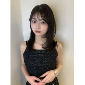 【AYAKI】ミディアムレイヤー顔まわりカット - Euphoria 銀座本店 Smart Salon【ユーフォリア】【ユーフォリア ギンザ ホンテン スマートサロン】掲載中