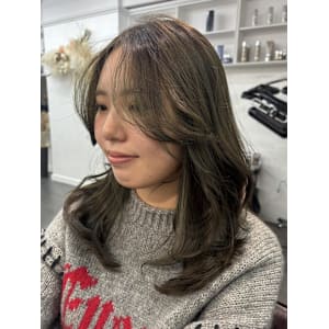 オリーブベージュ/ベージュカラー/透明感カラー/アッシュ - AO。【アオ】掲載中