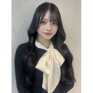 《中島遼香》ブルーブラック/ダークグレージュ