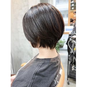 縮毛矯正でショートボブ/20代/30代/40代 - hair&life egerie days【ヘア アンド ライフ エジェリデイズ】掲載中