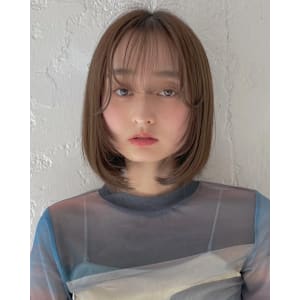 ケアブリーチ×ぷつっとボブ×ハイトーンカラー