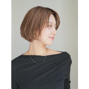 ショート・ボブ/丸顔/前髪あり/絶壁解消/40代/50代/ - INCEPTION  GINZA 銀座【インセプション】掲載中