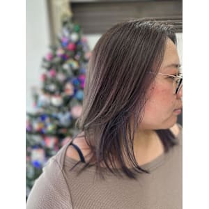 グレイ　パープルカラー