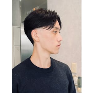 【Zina】メンズ/センターパート/曲がる縮毛矯正/福岡/天