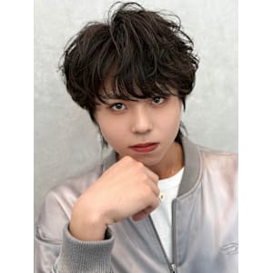 シースルーマッシュ/シャドウパーマ【メンズサロンZina】