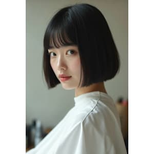 髪質改善ボブ