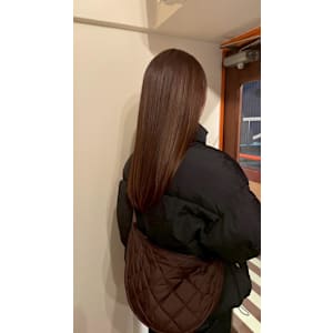 髪質改善ブラウン/ストレート