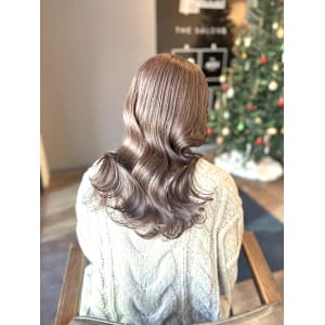 ブリーチなしミルクティーグレージュ