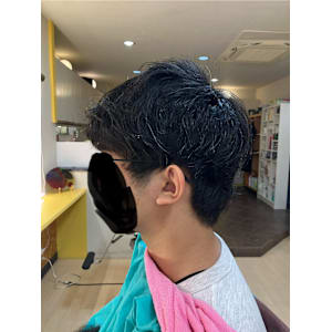 ツーブロックマッシュレイヤー