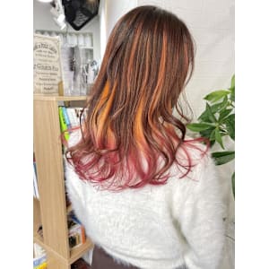 オレンジデザインカラー【飯田淳平】Re:ta Hair