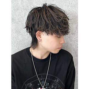 マッシュウルフ【福岡/天神/ウルフヘア/くせ毛カット】