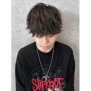 マッシュウルフ 【福岡/天神/ウルフヘア／くせ毛カット】