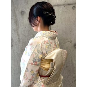 和装ヘアアレンジ 着付け 着物 アップスタイル ヘアセット