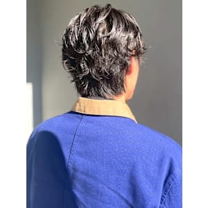 ニュアンスパーマ マッシュシート 黒髪 ビジネススタイル - NAKAO COIFFURE【ナカオ コアフュール】掲載中