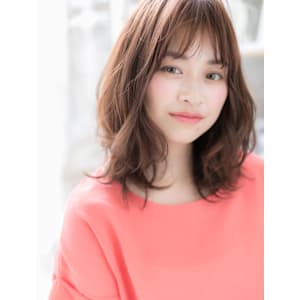 大人かわいいくせ毛風やわらかくびれミディ　リタッチカラー - mod's hair【モッズヘア】越谷/越谷西口店【モッズヘア コシガヤ コシガヤニシグチテン】掲載中