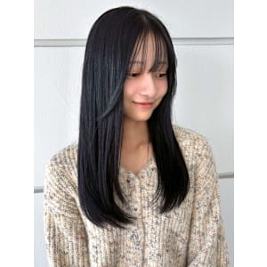 ブルーブラック ブルベ ブリーチなしカラー レイヤーカット - 髪質改善 SEPT. 天神大名【カミシツカイゼン セプト テンジンダイミョウ】掲載中