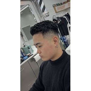 フェード×リバースパーマ