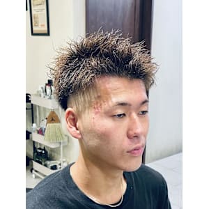 【20代 男性】ロンドンツイスパフェード（大宮/バーバー）