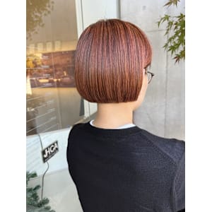 オレンジカラーのミニボブ - EMU international 春日部本店【エムインターナショナル】掲載中