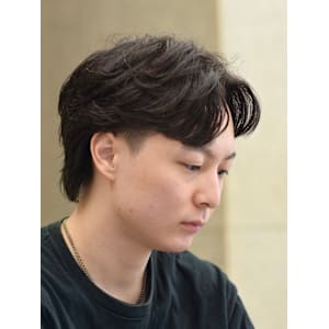 メンズ　フェザーパーマ - 床屋にもう【トコヤニモウ】掲載中