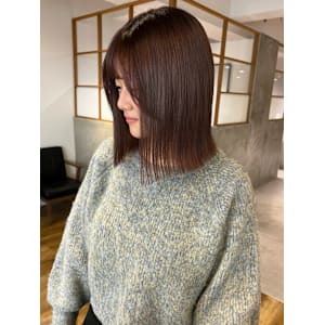 "土橋"冬のこっくりマロンベージュで垢抜けカラー - acala【アカラ】【アカラ】掲載中