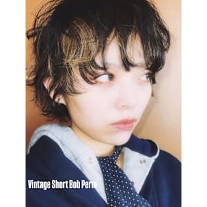 ショートボブパーマ/柔らかニュアンスパーマ - marju銀座【マージュギンザ】掲載中
