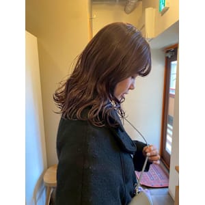 ラベンダーベージュ/ケアブリーチ/髪質改善