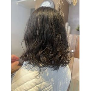 パーマ 透明感カラー アッシュカラー ミディアムボブ 30代 - teatro & limite by teatro【ティアトロ アンドリミテバイティアトロ】掲載中