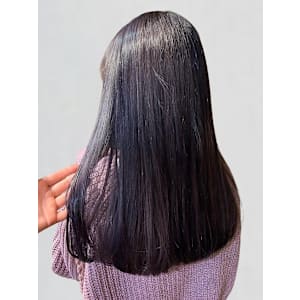 ラベンダーカラー 黒髪 艶髪 セミロング 髪質改善 - teatro & limite by teatro【ティアトロ アンドリミテバイティアトロ】掲載中