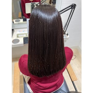 ブラウン系白髪ぼかしケアカラー