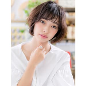 シースルーバングくせ毛風シンプルショート　エアウェーブパーマ - COVER HAIR bliss【カバーヘア ブリス】大宮/大宮西口店【カバー ヘア ブリス オオミヤ オオミヤニシグチテン】掲載中