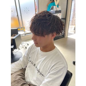 緩めシャドウパーマ【福岡/天神/メンズパーマ】