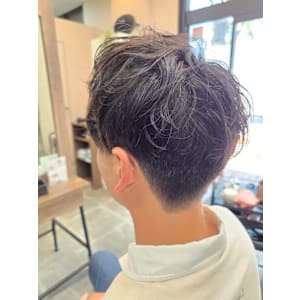 メンズカット/パーマ/グレイカラー/鎌取駅/韓国風/白髪染め